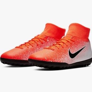 Nike Mercurial Superfly 6 TF FG Orange White Black Men Sz 12 ah7372-801 b63